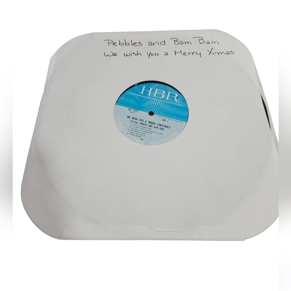 Pebbles and bam bam Christmas record - Picture 1 of 7